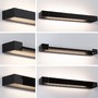 K zrcadlu - P 71205 Selection Bathroom LED nástěnné svítidlo Lucille IP44 2700K 230V 17W stmívatelné černá - PAULMANN - foto 5