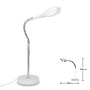 Stolní lampy pracovní - BRILO 7505016 LED stolní lampa, 40 cm, 4,5 W, bílé (starý kód: BRILO 7505-016) - BRILO - foto 5