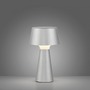 Na stůl - LD 19260-21 ABERA LED stolní lampa na baterie stříbrná dotykový stmívač IP54 USB vnitřní i venkovní použití 3000K - JUST LIGHT - foto 5