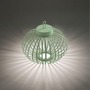 Na stůl - LD 19304-43 AKUBA LED stolní lampa průměr 36cm zelená na baterie USB IP44 stmívatelné dotykem 2700K - JUST LIGHT - foto 5