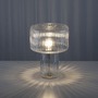 Stolní lampy dekorační - PN 4092-00 FUNGUS LED stolní lampa transparentní, sklo tvaru houby, pr.25cm, vypínač - PAUL NEUHAUS - foto 5