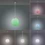 Koule - LD 22073-55 Ls-BOLO LED závěsné svítidlo Smarthome průměr 25 stříbrná stmívatelné s aplikací dálkový ovladač Tuya RGB/2700-5000K - JUST LIGHT - foto 5