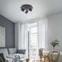 Bodová - LD 11943-13 TARIK LED stropní svítidlo, antracit, 3 ramenné, nastavitelné hlavy MEDION 3000K - LEUCHTEN DIREKT / JUST LIGHT - foto 5