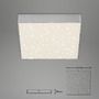 Hranatá - BRI 7077414 LED stropní svítidlo hvězdné nebe, 21,2 cm, 16 W, stříbrná (starý kód: BRI 7077-414) - BRILONER - foto 5