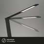 Stolní lampy pracovní - BRILO 7414-015 CCT-LED stolní lampa na psací stůl, 83 cm, 12 W, 680 lm, černá - BRILO - foto 5