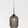 Koule - NV 9119110 Závěsné svítidlo ATHENA kouřové šedé sklo matný černý kov E27 1x12W 230V IP20 bez žárovky - NOVA LUCE - foto 5
