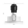 Koupelnová - PH 8720169321014 Hue WACA Xamento podhledové LED svítídlo 3x GU10 5.7W 350lm 2000-6500K RGB IP44, chrom - PHILIPS - foto 5
