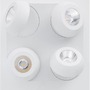 Bodová - NV 9105203 Bodové svítidlo GON bílý hliník LED 4x5W 230V 3000K IP20 - NOVA LUCE - foto 5