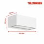 Nástěnná - TF 314406TF TELEFUNKEN LED venkovní svítidlo 18,5 cm 12W 1300lm bílé - BRILONER - foto 5