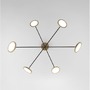 Dekorativní - NV 9695255 Závěsné svítidlo SCOPE černá a zlatá LED 49.2W 3000K stmívatelné - NOVA LUCE - foto 5