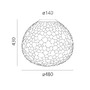 Kruhová - AR 1712010A Meteorite 48 stropní - ARTEMIDE - foto 5