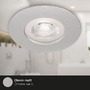 Kruhová - BRILO 7998-044 LED vestavná svítidla, pr.9 cm, 4x LED, 4,9 W, 480 lm, matný chrom - BRILO - foto 5