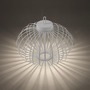 Na stůl - LD 19305-16 AKUBA LED stolní lampa průměr 46cm bílé na baterie USB IP44 stmívatelné dotykem 2700K - JUST LIGHT - foto 5
