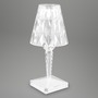 Na stůl - BRILO 7464010 LED nabíjecí stolní lampa, 25,5 cm, 2,3W, 65lm transparentní - BRILONER - foto 5
