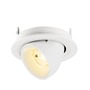 Kruhová - LA 1009407 NUMINOS® GIMBLE S Stropní vestavné svítidlo, 3000 K, 20°, IP20, kulaté, bílé - BIG WHITE (SLV) - foto 5