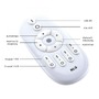 Kruhová - LD 15571-16 FLAT LED stropní svítidlo kruhové v bílé s nastavitelou barvou světla a dálkovým ovladačem 2700-5000K - LEUCHTEN DIREKT / JUST LIGHT - foto 5