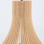 Kónická - NV 9138061 Závěsné svítidlo SOHO přírodní dřevo hnědý textilní kabel dřevěná rozeta E27 1x12W 230V IP20 bez žárovky - NOVA LUCE - foto 5