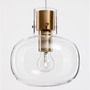 Koule - NV 9236600 Závěsné svítidlo CINZIA čiré sklo bílý kabel mosazný zlatý kov E27 1x12W 230V IP20 bez žárovky - NOVA LUCE - foto 5