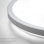 Kruhová - BRILO 7548016 Tava A LED stropní svítidlo, energetická třída A, přímé a nepřímé osvětlení, 50.000h životnost, kruhové 42 cm, bílé - BRILO - foto 5