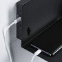 Dekorativní - P 96775 Nástěnné svítidlo Devara USB C E27 230V max. 40W stmívatelné černá mat - PAULMANN - foto 5