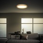 Kruhová - BRILO 7450314 BRILONER Tava Wood LED stropní svítidlo, přímé a nepřímé osvětlení, ploché, imitace dřeva, kruhové 29 cm 7450314 - foto 5