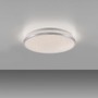 Kruhová - LD 14293-21 KYLE LED stropní svítidlo průměr 28cm stříbrné hvězdné nebe krokově stmívatelné 3000K - JUST LIGHT - foto 5