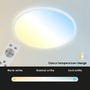 Kruhová - BRILO 3728016 Ultraploché CCT svítidlo LED panel, pr.48 cm, LED, 31 W, 3500 lm, bílé (starý kód: BRILO 3728-016) - BRILO - foto 5