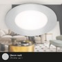 Kruhová - BRI 7125434 LED vestavná svítidla 3ks sada, pr.8,6 cm, 3x LED, 3 W, 350 lm, matný chrom (starý kód: BRI 7125-434) - BRILONER - foto 5