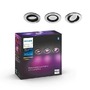 Kruhová - PH 8720169318854 Hue WACA Centura podhledové LED svítidlo 3x GU10 5,7W 350lm 2000-6500K RGB kulaté IP20 hliník - PHILIPS - foto 5