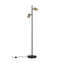 Stojací lampy - RED R14267 FLYNN II stojanová černá/česaná mosaz 230V GU10 2x9W - RED - DESIGN RENDL - foto 5