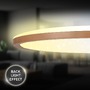 Kruhová - BRILO 7655014 Slim svítidlo LED panel pr.37,5 cm - 22W, 3000lm, dálkový ovladač, stmívatelné, kávová - BRILO - foto 5