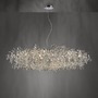 Dekorativní - PN 2037-17 Závěsné svítidlo RICICLE chrom s křišťálovými přívěsky 150cm - PAUL NEUHAUS - foto 5