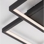Hranatá - NV 9364037 Stropní svítidlo PORTO černá ocel hliník a akryl LED 19W 230V 3000K IP20 - NOVA LUCE - foto 5