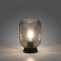 Stolní lampy dekorační - LD 14906-18 REISHI LED stolní lampa černá kouřové sklo šňůrový vypínač kruhové - LEUCHTEN DIREKT / JUST LIGHT - foto 5