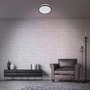 Kruhová - BRI 3456-015 LED stropní svítidlo hvězdné nebe, pr. 21,7 cm, 10 W, černá - BRILONER - foto 5