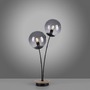 Stolní lampy dekorační - LD 11390-79 GREEN WIDO LED stolní lampa dřevo kouřová barva šňůrový vypínač IP20 do interiéru - LEUCHTEN DIREKT / JUST LIGHT - foto 5