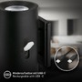 Nepřímé osvětlení - BRI 3942015 Isy nástěnné svítidlo - 2W, 200lm, nabíjecí, LED, dotykový vypínač, stmívatelné, černá - BRILONER - foto 5