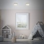 Hranatá - BRI 7076414 LED stropní svítidlo hvězdné nebe, 15,7 cm, 11 W, stříbrná (starý kód: BRI 7076-414) - BRILONER - foto 5