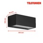 TF 314405TF TELEFUNKEN LED venkovní svítidlo 18,5 cm 6W 600lm černá - BRILONER - foto 5