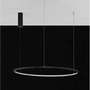 Kruhová - NV 9345605 Závěsné svítidlo TARQUIN černý hliník a akryl LED 48W 230V 3000K IP20 stmívatelné - NOVA LUCE - foto 5