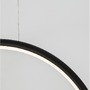 Kruhová - NV 9820605 Závěsné svítidlo CELIA stmívatelné černý hliník opálové sklo LED 25.6W 230V 3000K IP20 stmívatelné - NOVA LUCE - foto 5