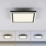 Hranatá - LD 14450-18 LED stropní svítidlo 30x30cm, černá, dálkové ovládání, stmívatelné, CCT ovládané přes aplikaci Tuya 2700-5000K - JUST LIGHT - foto 5
