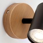 Bodová - BRI 2920-015 LED bodové nástěnné a stropní svítidlo, pr. 9 cm, max. 35 W, černá - BRILONER - foto 5