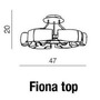 Dekorativní - AZZ AZ1554 Fiona top - AZZARDO - foto 5