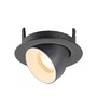 Kruhová - LA 1010033 NUMINOS® GIMBLE XS Stropní vestavné svítidlo, 2700 K, 55°, IP20, kulaté, černá / bílá - BIG WHITE (SLV) - foto 5