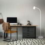 Stojací lampy - BRILO 1476016 Stojací svítidlo, 127,5 cm, 1x GU10, max. 9W, bílé - BRILO - foto 5
