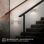 Nepřímé osvětlení - BRI 3878011 Chat nástěnné svítidlo - 3W, 270lm, bezdrátová, LED, s pohybovým čidlem, béžová - BRILONER - foto 5