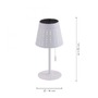Stolní lampy dekorační - LD 19650-16 Stolní lampa MANDY LED bílá nabíjecí stmívatelná solární 2W 3000K IP44 - LEUCHTEN DIREKT / JUST LIGHT - foto 5