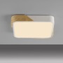 Hranatá - LD 14289-16 BILA LED stropní svítidlo hranaté bílé dřevodekor nadčasový design 3000K - JUST LIGHT - foto 5
