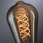 E27 - P 29242 Rustic Shine Standard 230V LED žárovka E27 Filament S-Form 4,2W 1800K stmívatelné zlatá - PAULMANN - foto 5